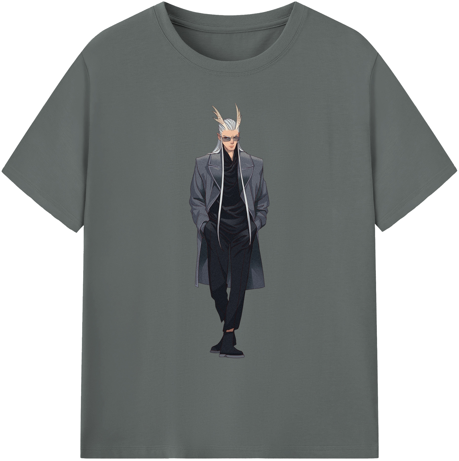 （画像用） Ne Zha 2 ナタ 魔童の大暴れ 綿100％ メンズ半袖Tシャツ｜肌触りやわらか＆通気性